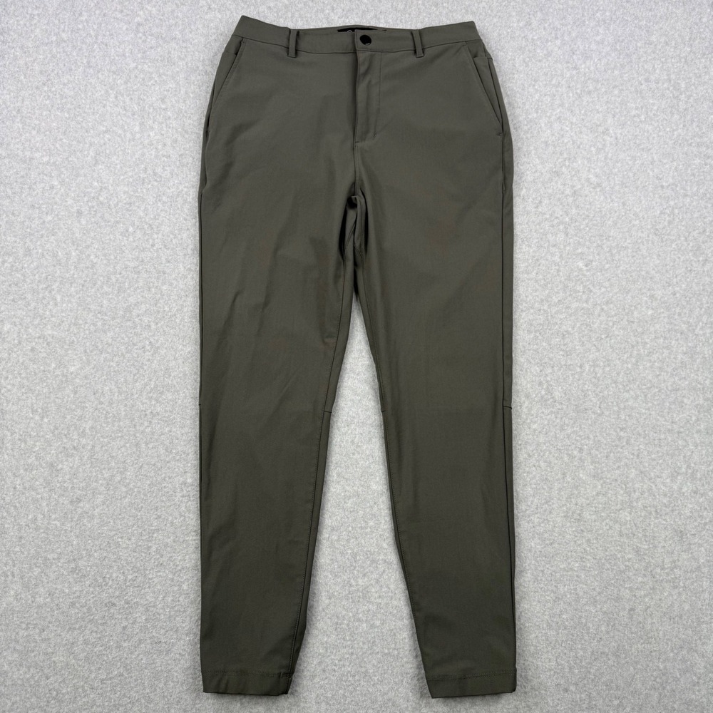 Cuts Clothing Jogger Mens Medium Olive Green AO Performance Stretch Golf Pants